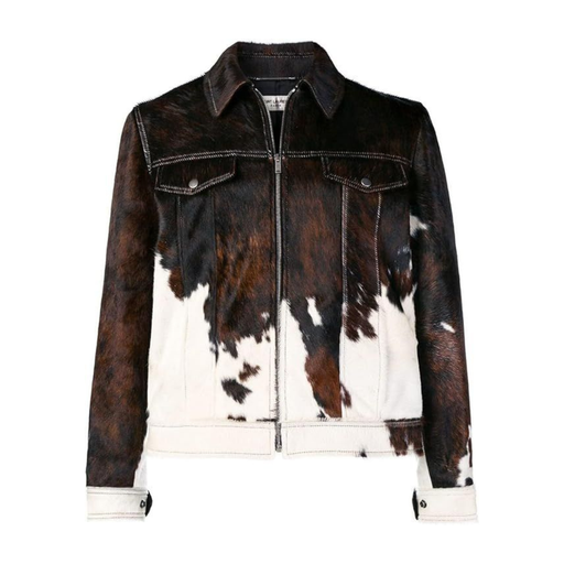 Cow Fur Leather Jacket