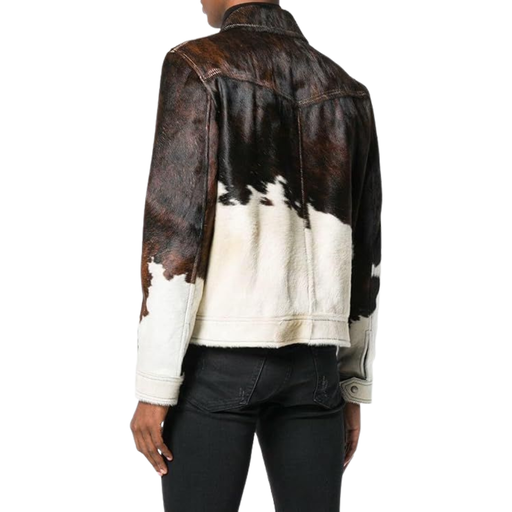Cow Fur Leather Jacket