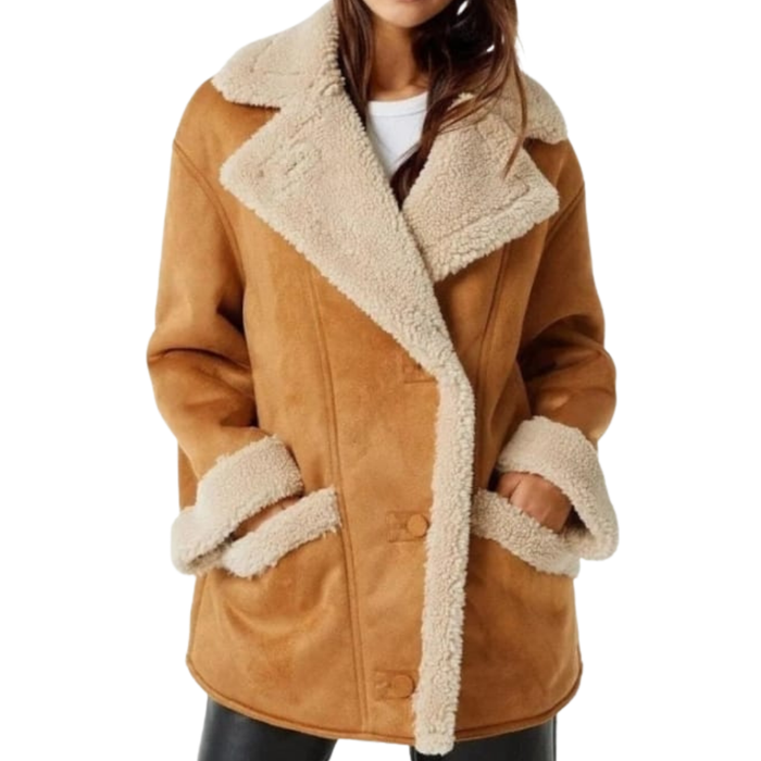 Women’s Fur Leather Coat