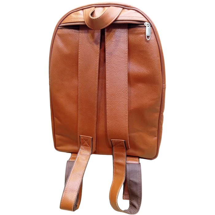 Leather School Backpack