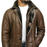 Men’s Fur Leather Coat