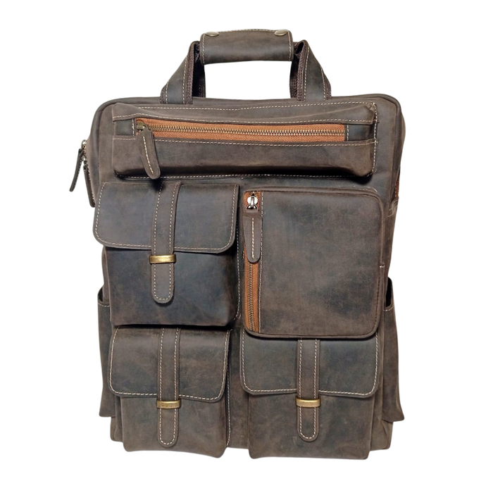 Classic Leather School Bag