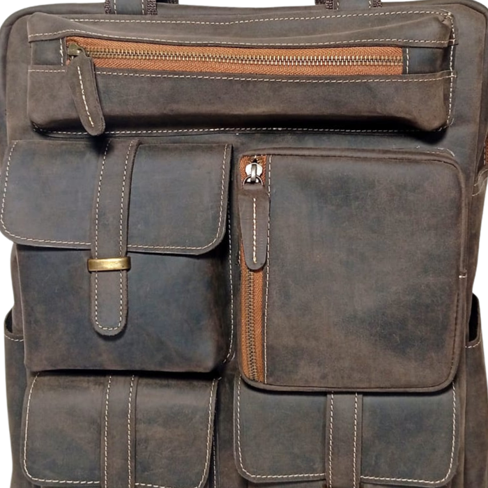 Classic Leather School Bag