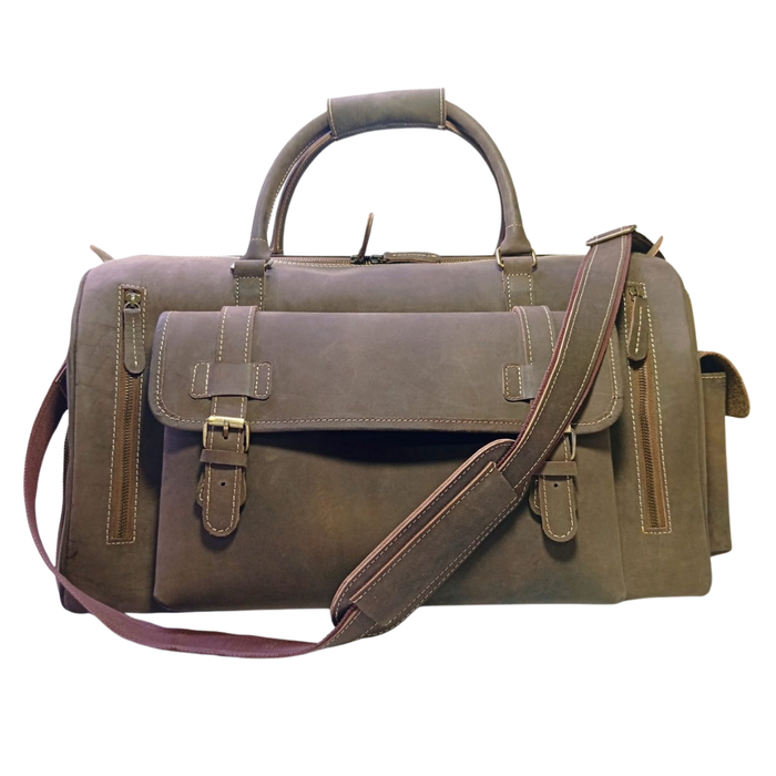Classic Leather Duffle Bag
