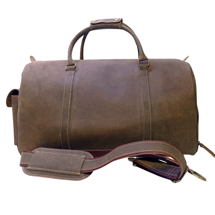 Classic Leather Duffle Bag